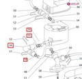 Переходник 90 градусов c упл. для термоблока 5313217101 Delonghi 5810050