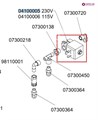 Соленоидный клапан KNPC для NUOVA SIMONELLI 230В 2х поз., 1/4" 5108225