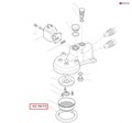 Кольцо уплотнительное группы CASADIO FAEMA RANCILIO PROMAC зеленый силикон d73,5х57,5x8,7мм 5109464